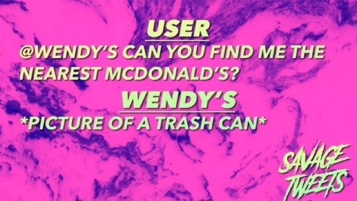 Savage Tweets: Wendy's Edition image number null