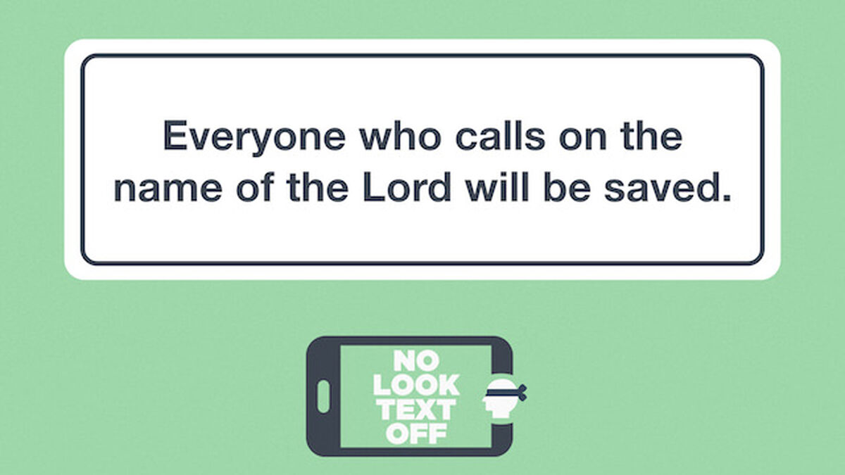 No Look Text Off – Bible Edition image number null