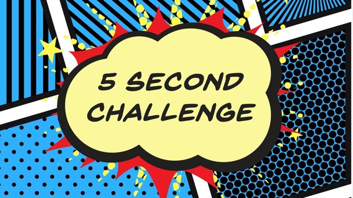 5 Second Challenge image number null