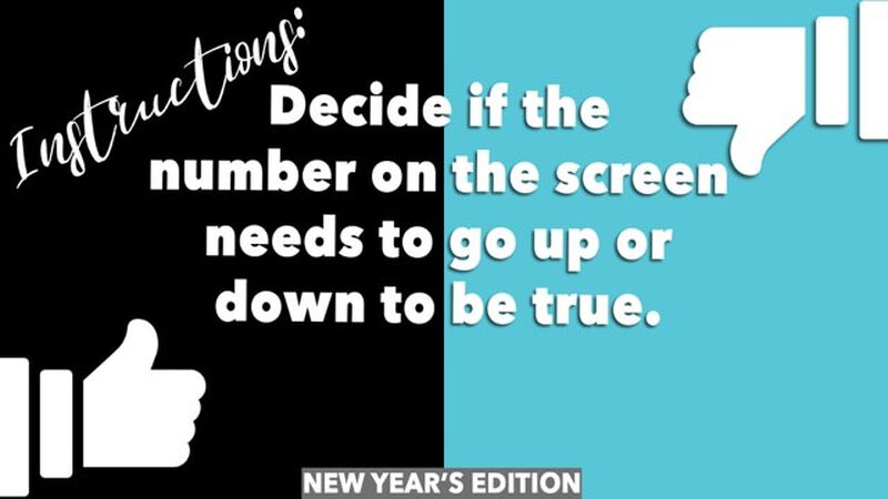 Up or Down: New Year Edition