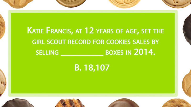 Girl Scout Cookie Quiz