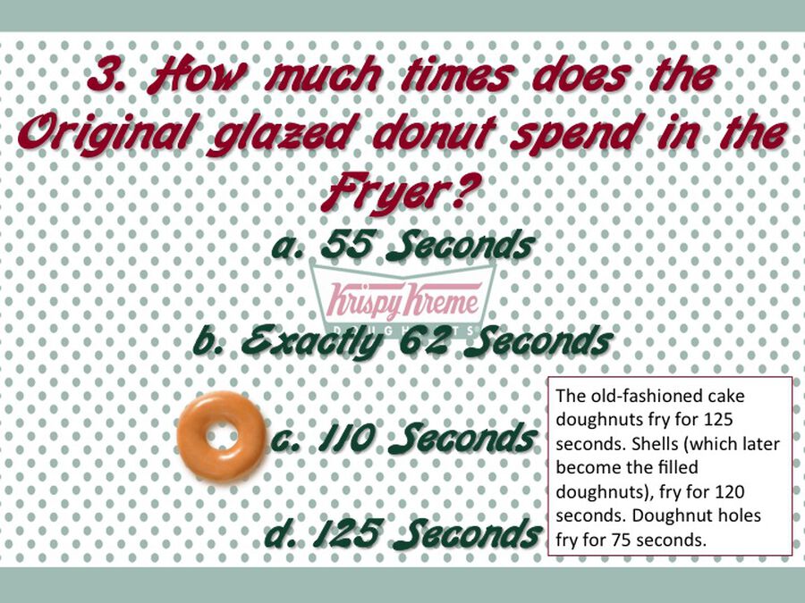 Krispy Kreme Trivia Quiz! image number null
