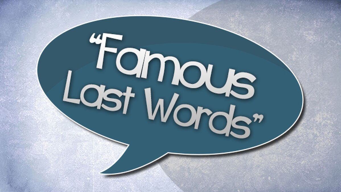 Famous Last Words image number null