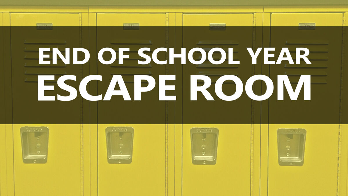 Back to School / End of the Year "Escape Room" image number null