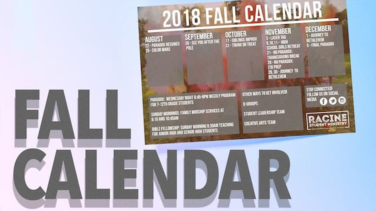 Fall Calendar image number null