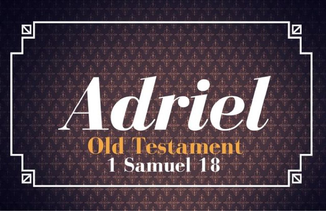 Old or New Testament Names image number null