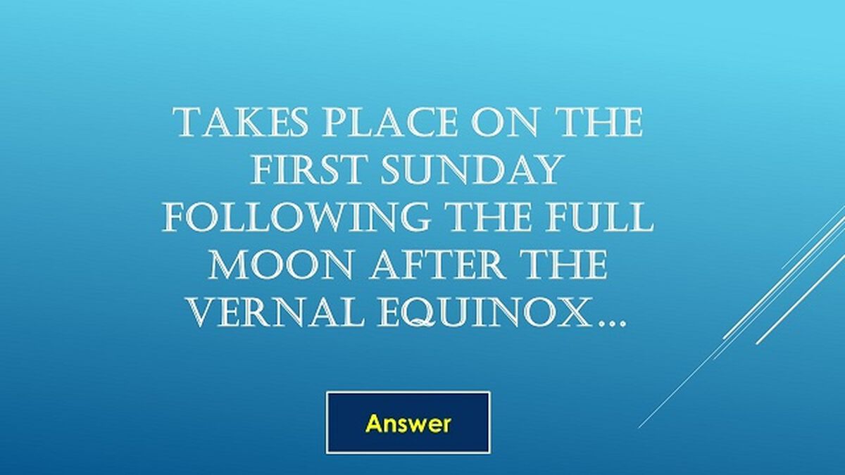 Easter Jeopardy image number null