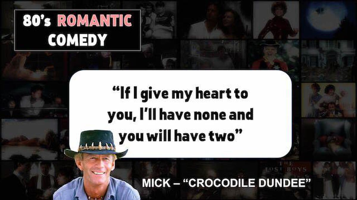80's Romantic Comedy or Bruno Mars Lyric 2 image number null