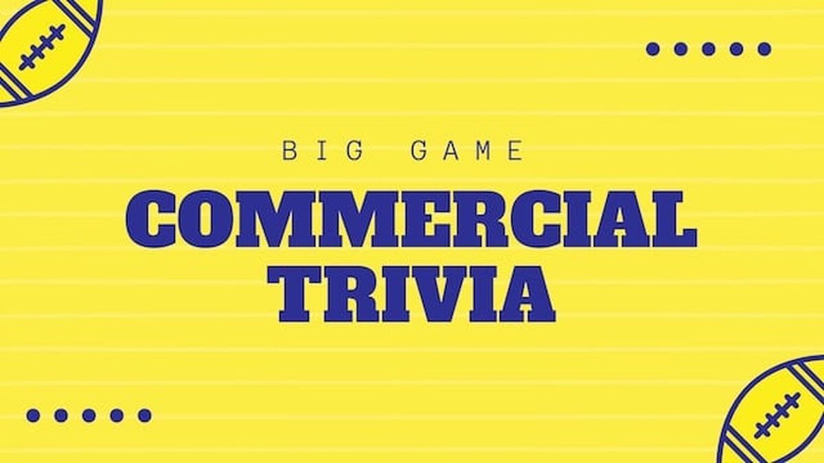 Big Game Commercial Trivia image number null