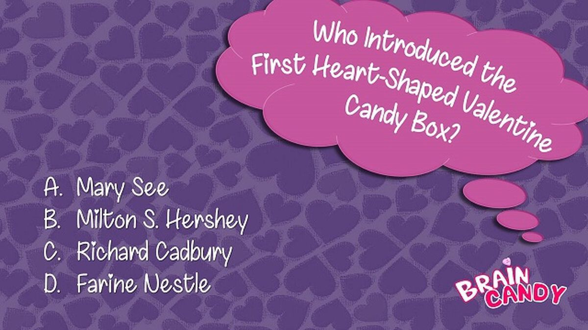 BRAIN CANDY: A Valentine's Day Trivia Game image number null