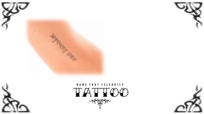 Name That Celebrity Tattoo Game