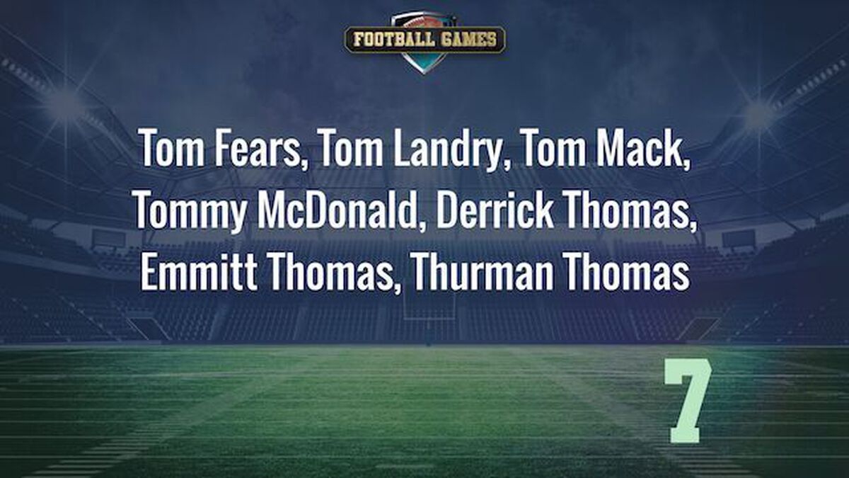 Biblical Names & Football Greats image number null