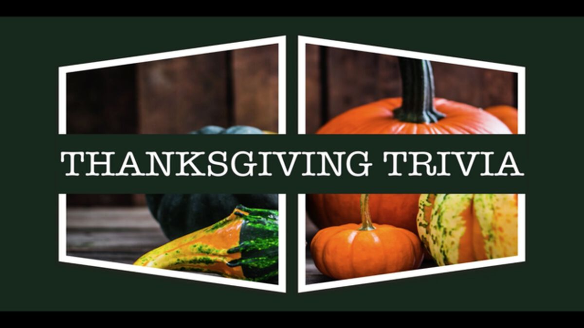 Thanksgiving Trivia image number null