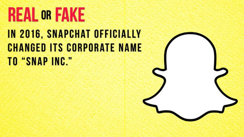 Real/Fake: Snapchat Edition