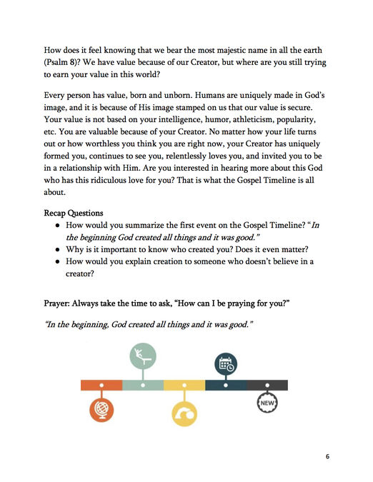 Gospel Timeline 5-week Small Group Series image number null