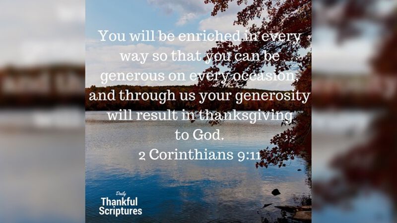 Daily Thankful Scriptures - 31 Day Social Media Package