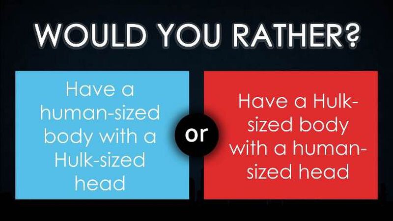 Would You Rather - Superhero Edition