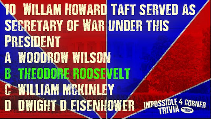 Impossible 4 Corner Trivia &ndash; Presidential Edition