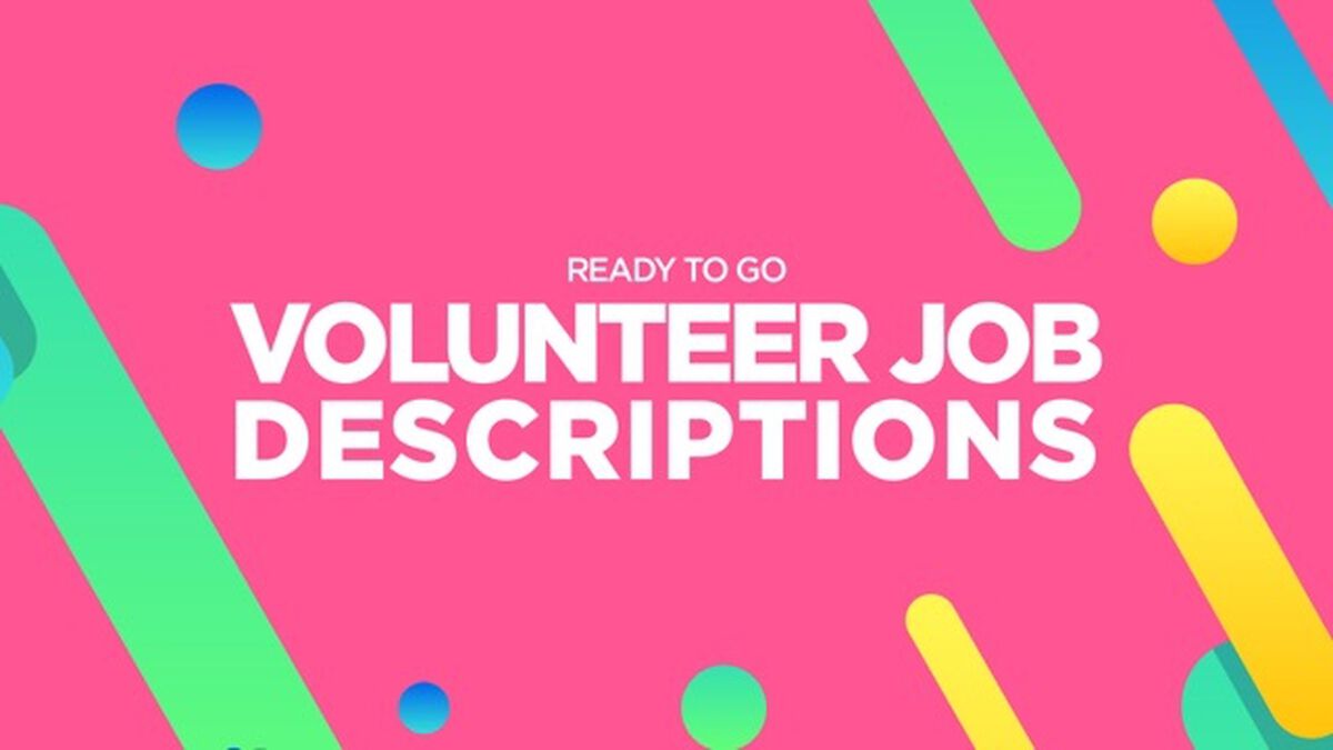 Volunteer Job Descriptions image number null