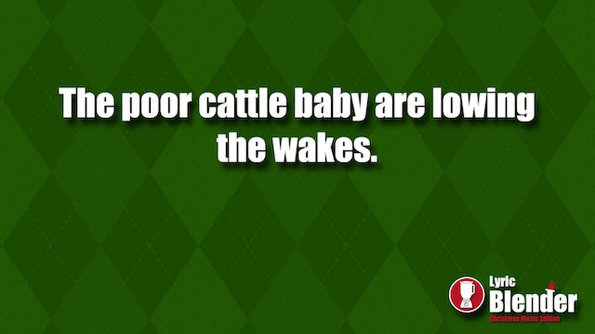 Lyric Blender: Christmas Edition image number null