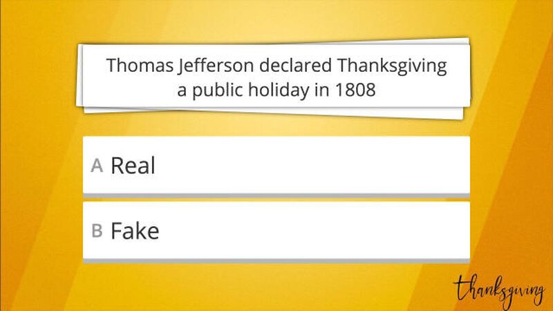 Real or Fake Thanksgiving Edition: Volume 2