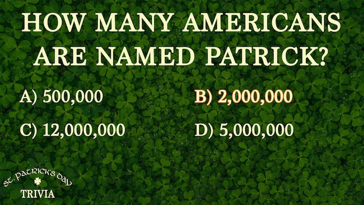 St. Patrick's Day Trivia image number null