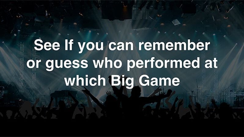 The Big Game Halftime Show Trivia Volume 2 PLUS Countdown Video
