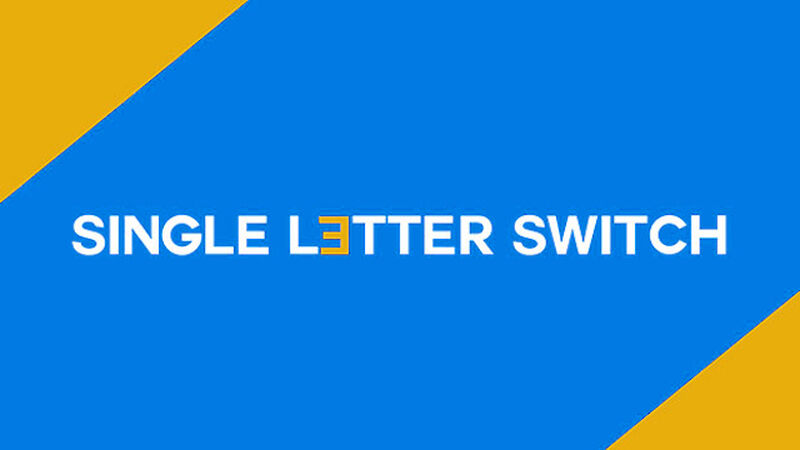 Single Letter Switch