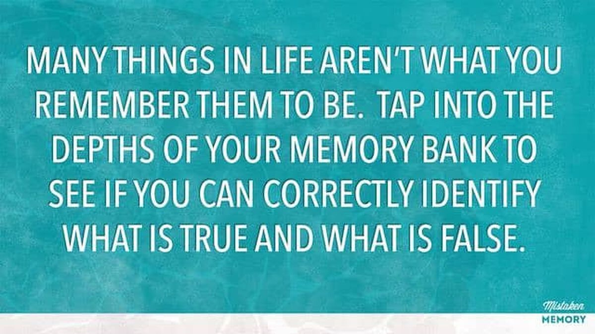 Mistaken Memory image number null