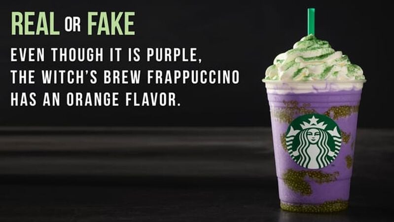REAL OR FAKE: Witch's Brew Frappuccino Edition