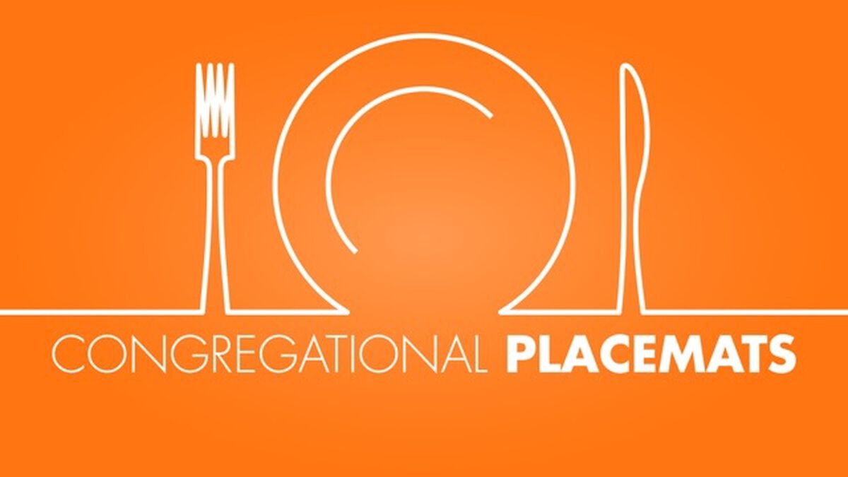 Congregational Place Mats image number null