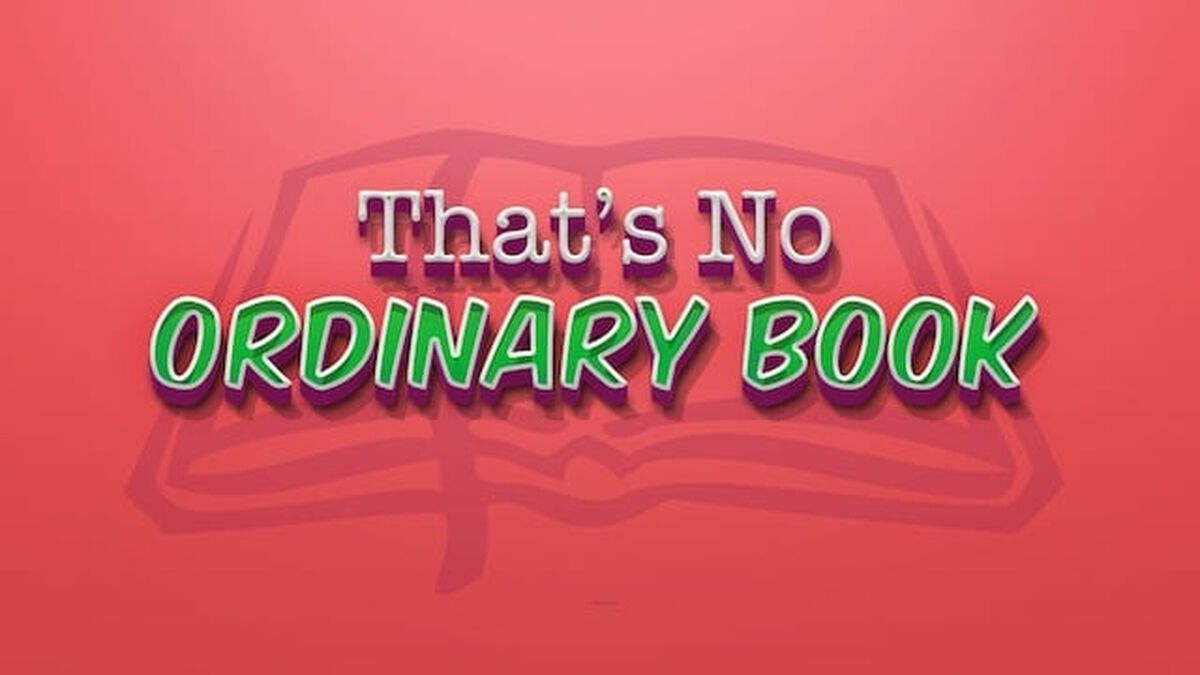 That's No Ordinary Book  image number null
