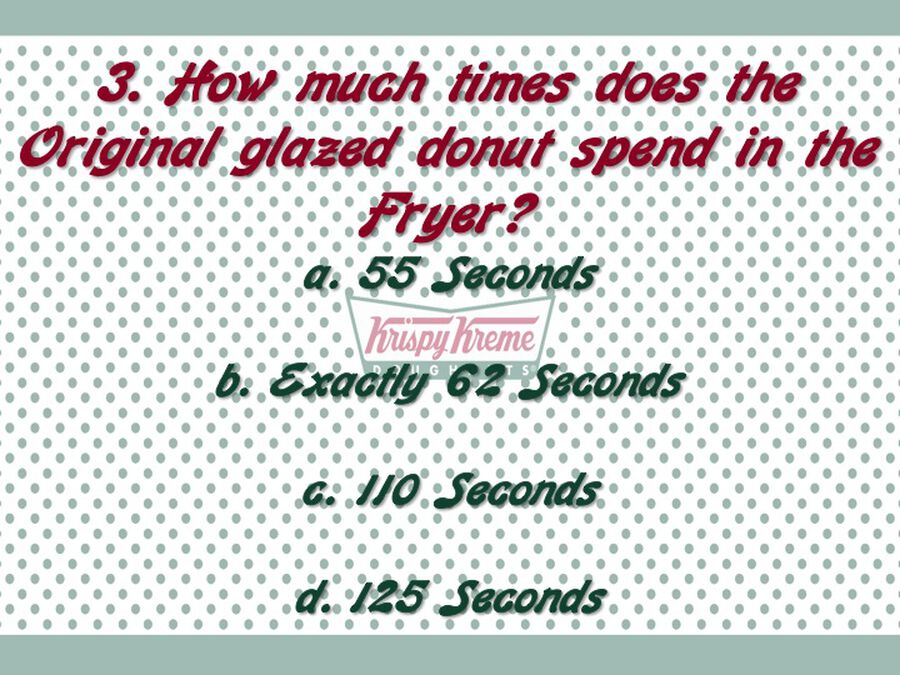 Krispy Kreme Trivia Quiz! image number null