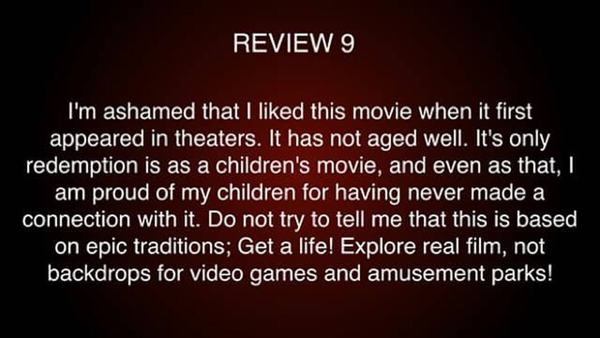 One Star Movie Reviews - Blockbuster Edition image number null