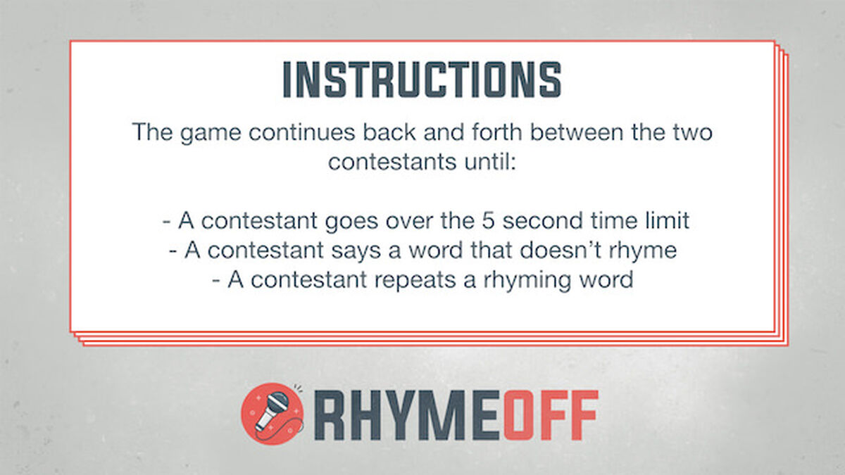 Rhyme Off image number null