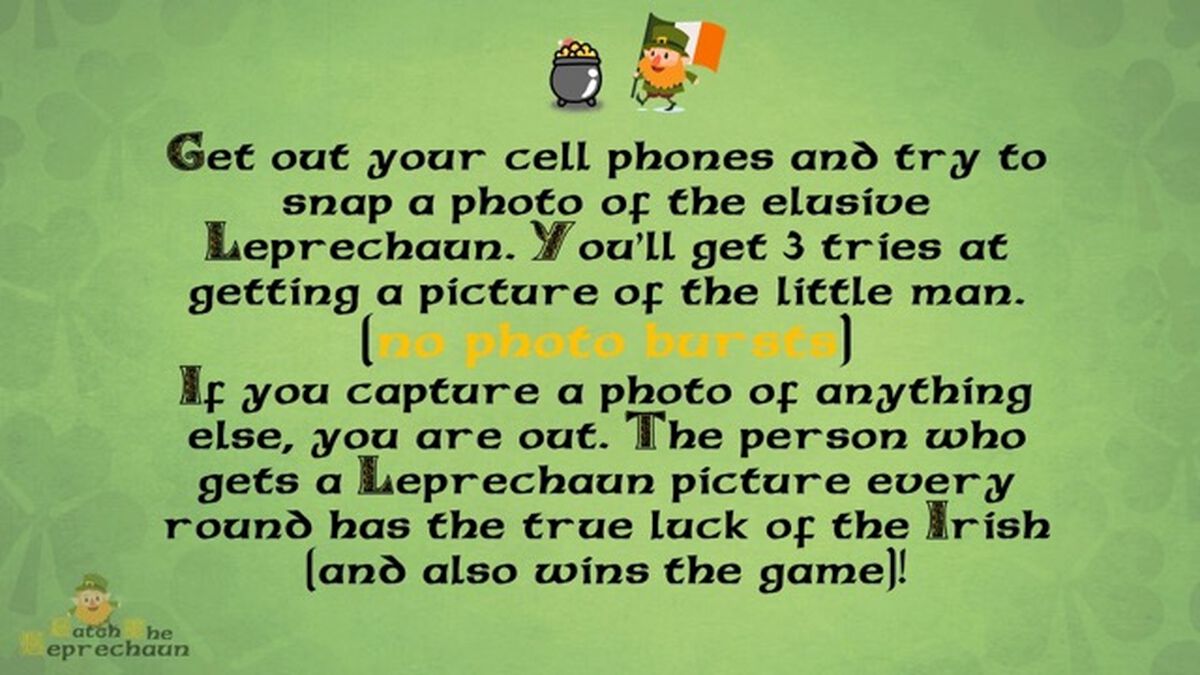 Catch the Leprechaun image number null