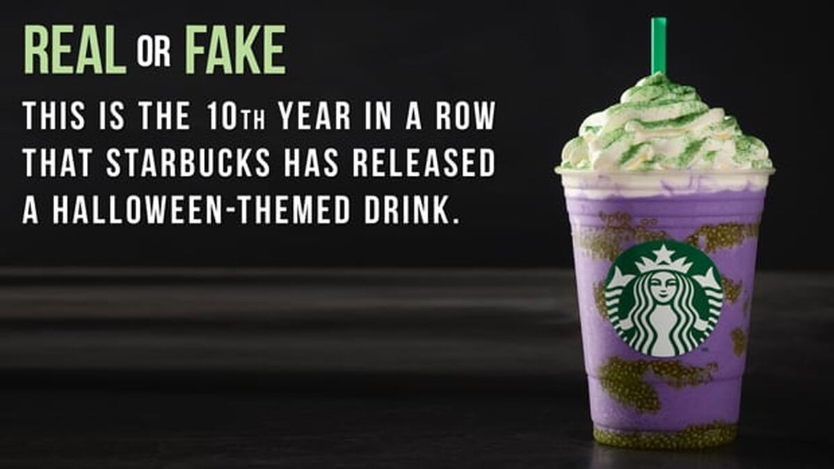 REAL OR FAKE: Witch's Brew Frappuccino Edition image number null