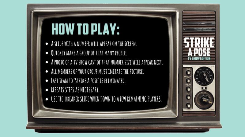 Strike A Pose: TV Show Edition