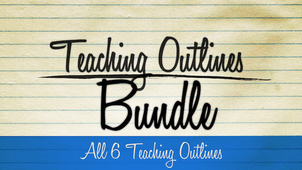 Teaching Outlines Bundle image number null