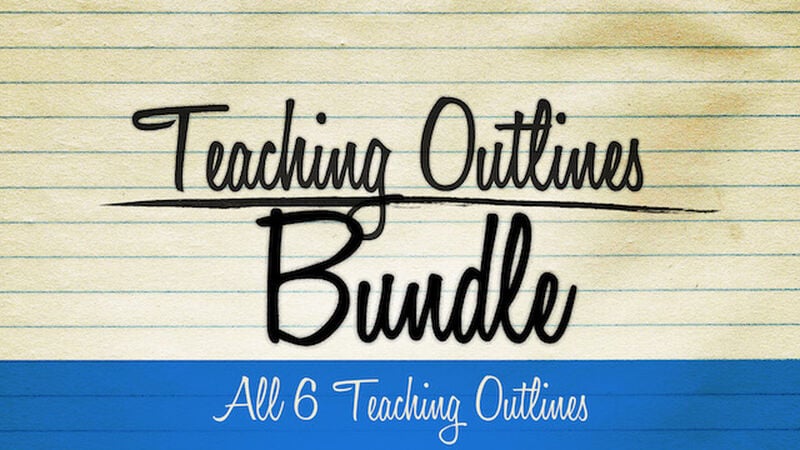 Teaching Outlines Bundle