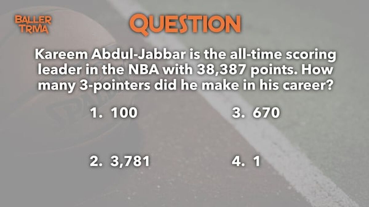 Baller Trivia image number null