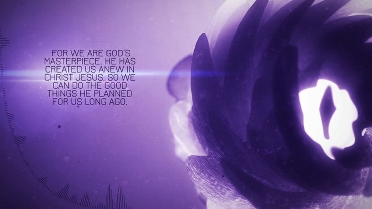 Ephesians 2:1-10 Typography Video image number null