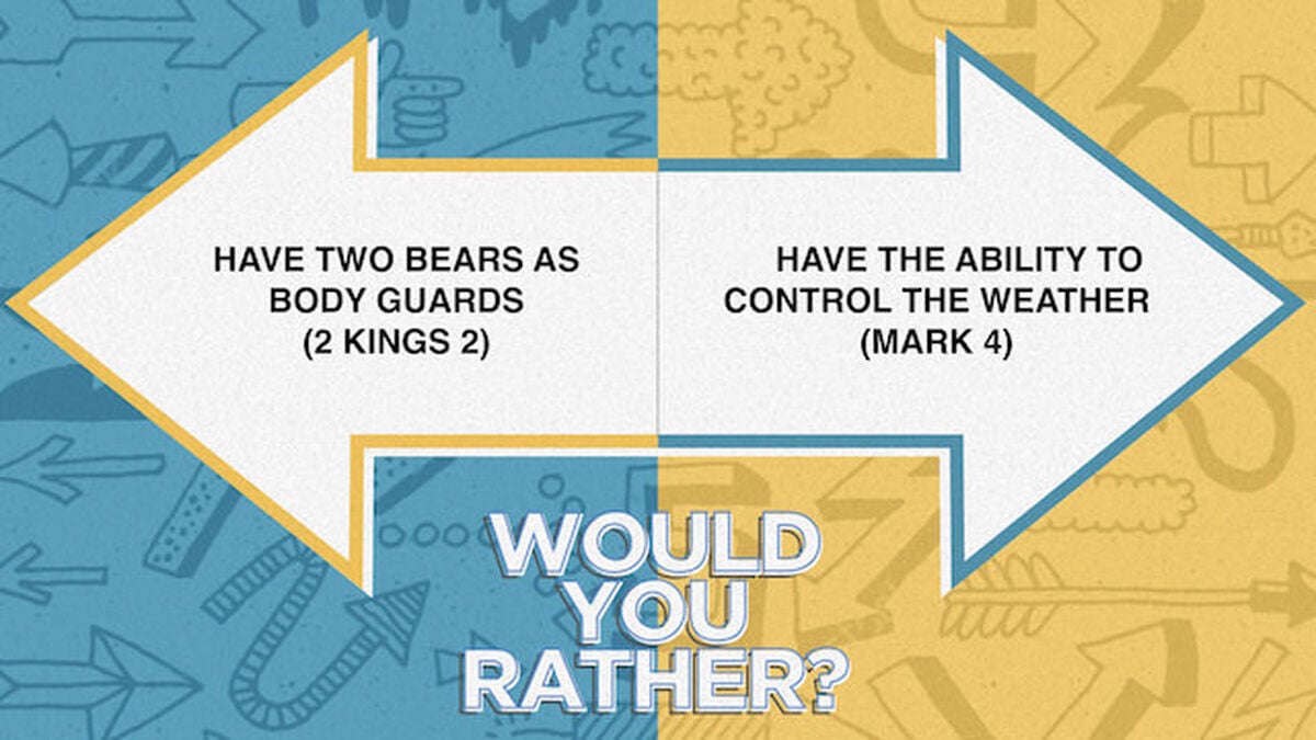Would You Rather? Bible Edition image number null