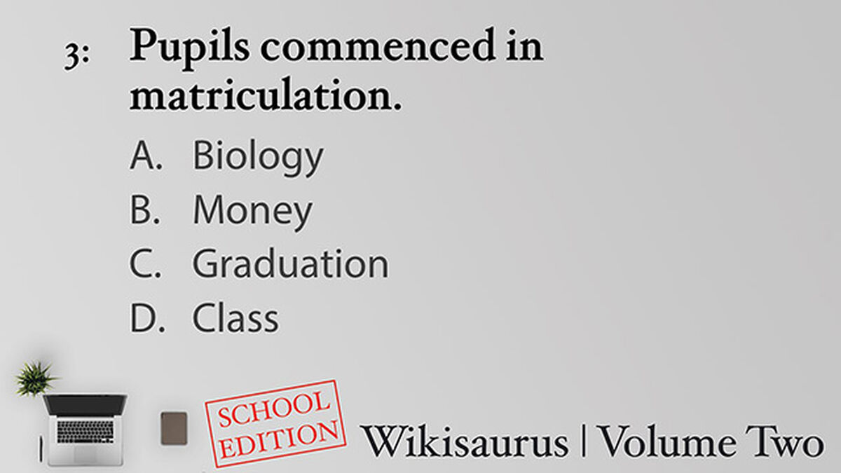Wikisaurus, Volume Two – School Edition image number null