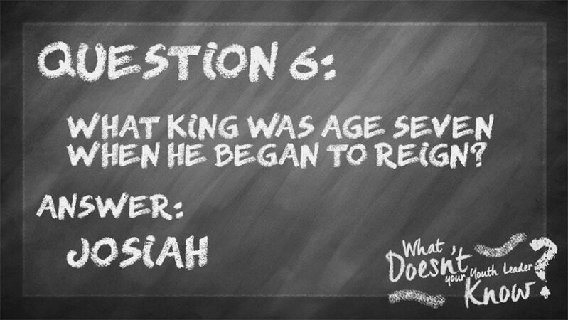 What Doesn&rsquo;t Your Youth Leader Know? Volume 1