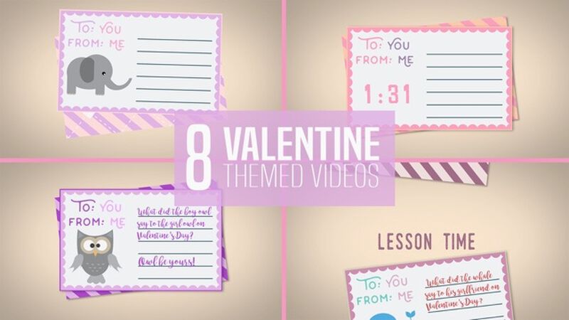 8 Valentine Themed Transition Videos