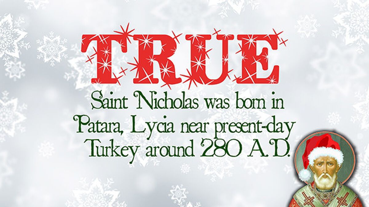 Jolly Old Saint Nicholas - True or False image number null