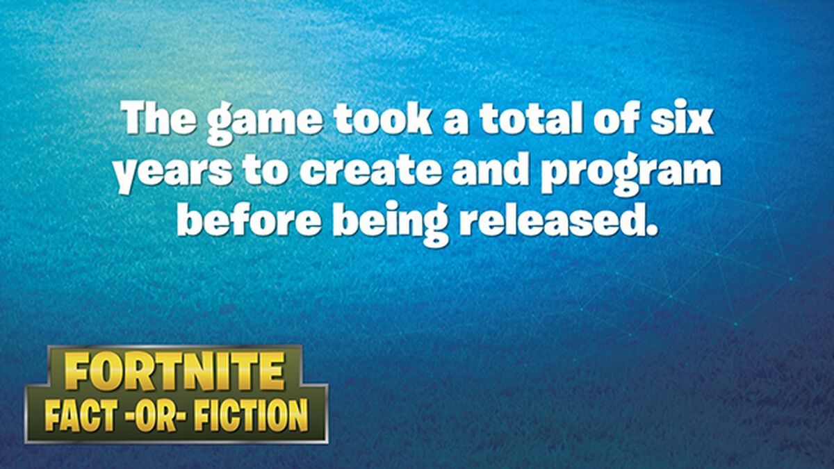 Fortnite - Fact or Fiction image number null