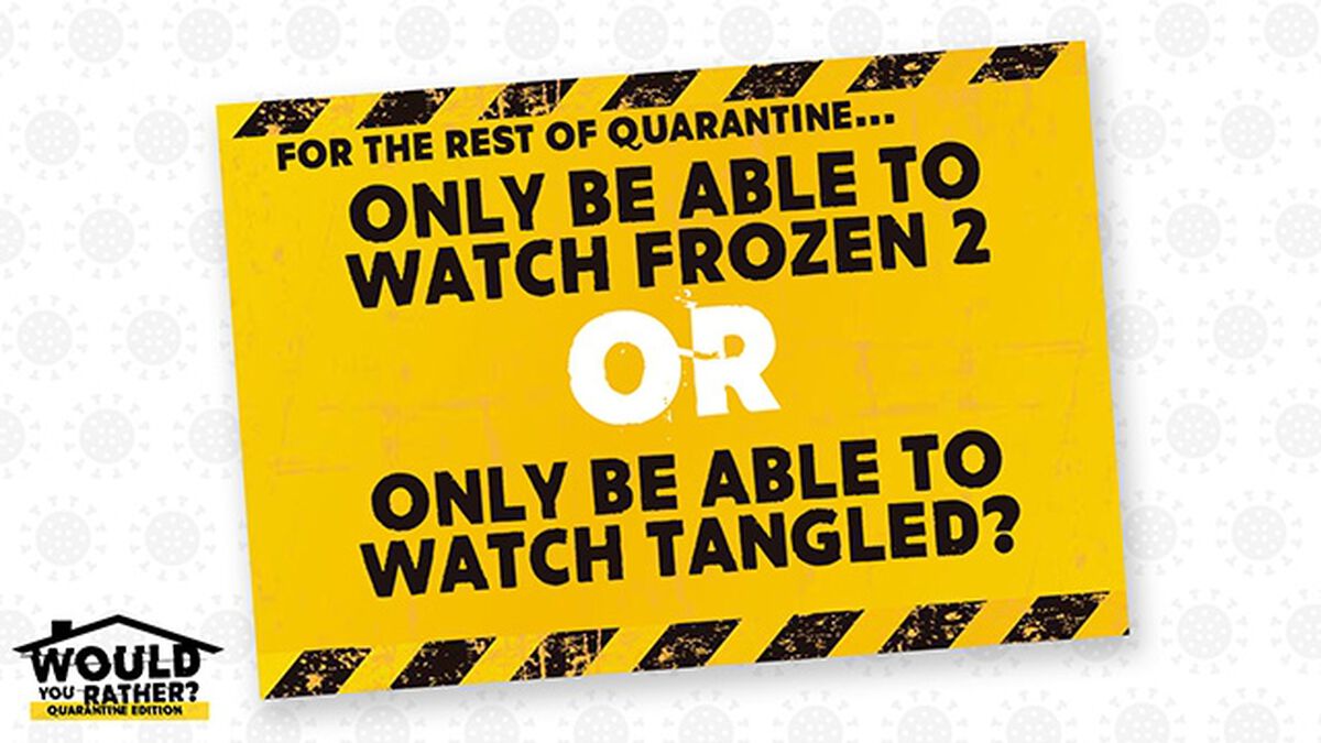 Would You Rather Quarantine Edition | Zoom Youth Group ...