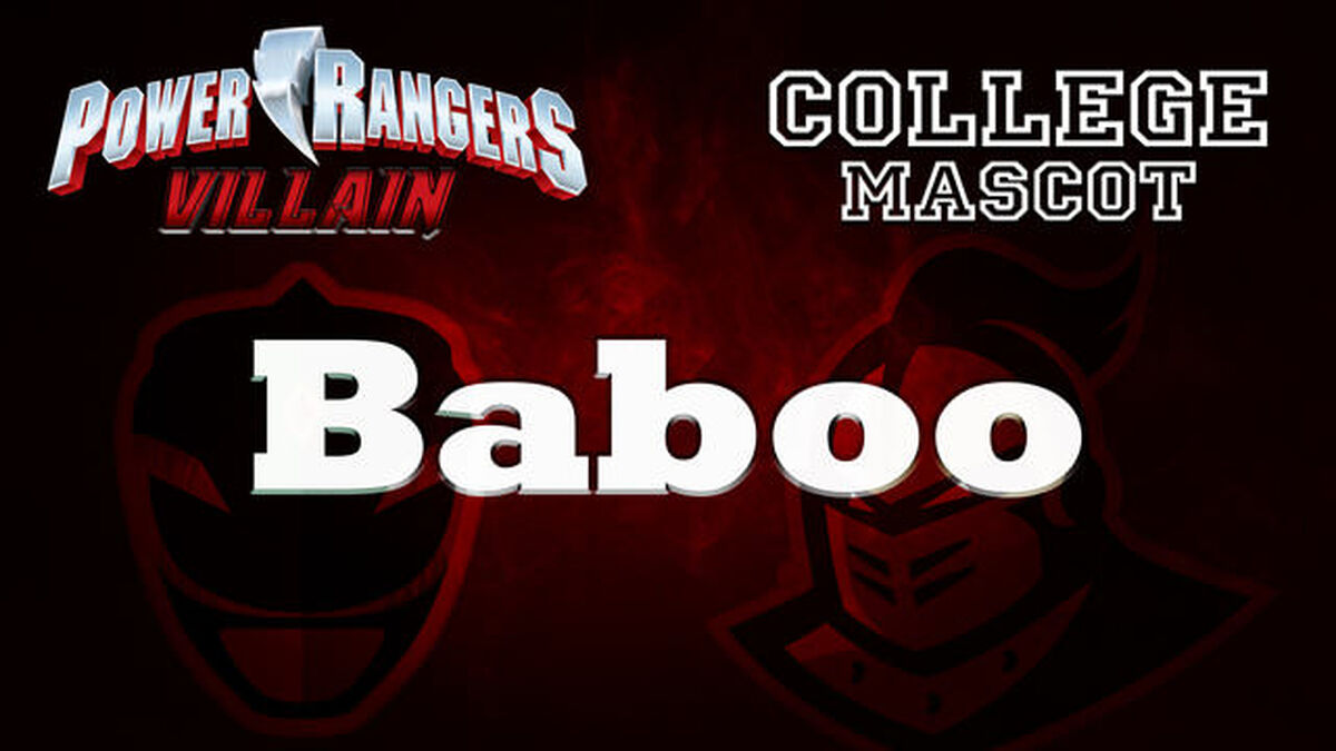 Power Ranger Villain or College Mascot image number null